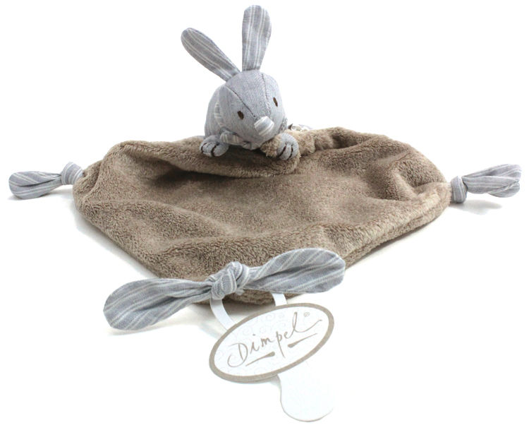  lila the rabbit baby comforter pacifinder beige blue denim 